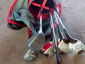 Freecycle Golf clubs and bag