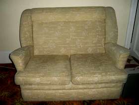 Freecycle Cream Two Seater sofa