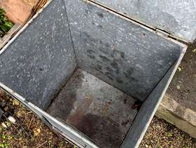 Freecycle Galvanised coal bunker