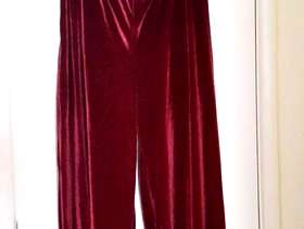 Freecycle Pull on Velvet Trousers by Pretty Little Thing