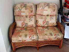 Freecycle 2 seater conservatory sofa.