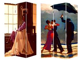 Freecycle Room divider screen 1950's glamour