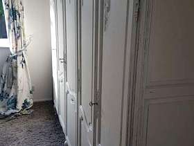 Freecycle Ivory Shabby Chic Vintage French Distressed Oak 5 Door Wardrobe ...