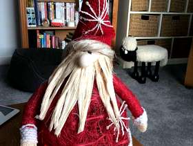 Freecycle Straw Santa