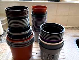 Freecycle Flower pots
