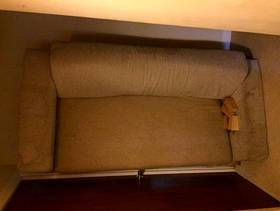 Freecycle 3 seat sofa with throw