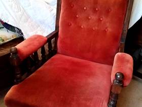 Freecycle Wooden Victorian Arm Chair