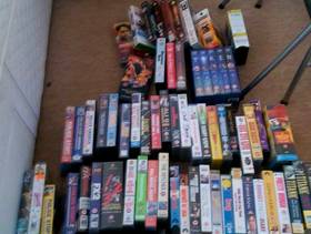 Freecycle Video`s - vhs - 60+ various