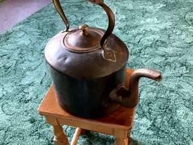Freecycle Old heavy Copper Kettle.