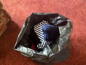 Freecycle 2 bin bags of ladies clothes including scarves