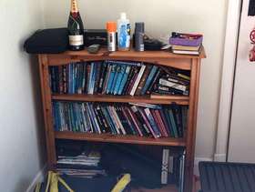 Freecycle Pine bookcase