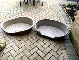 Freecycle 2 large plastic dog beds