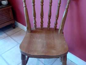 Freecycle Pine Dining Chairs