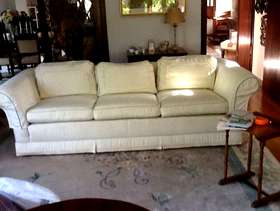 Freecycle Sofa and 2 chairs