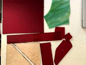 Freecycle Stained glass pieces