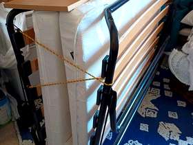 Freecycle Jay-be queen size fold down bed memory foam mattress