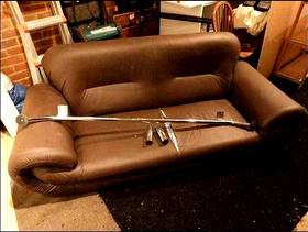 Freecycle 3 seater sofa