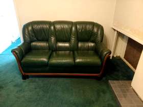Freecycle 2 and 3 seater leather sofa