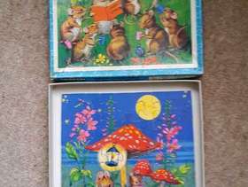 Freecycle Mice and Mushroom Victory Vintage Wooden Jigsaw