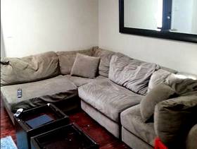 Freecycle Free L-shaped sectional couch