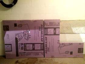 Freecycle Pink insulating foam core