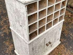 Freecycle Pine wine rack and cupboard