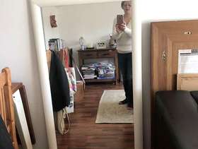 Freecycle Large white ikea mirror