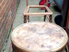 Freecycle Coffee Table. Bedroom Chair