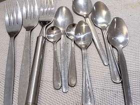 Freecycle Forks and spoons