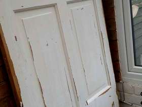 Freecycle Solid pine six panel door