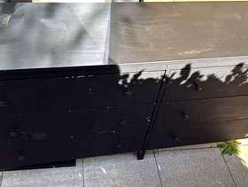 Freecycle Ikea double chest of drawers and bedside cabinets