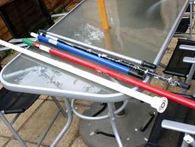 Freecycle Adjustable poles.