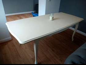 Freecycle Laura ashley provencale ivory extending dining table