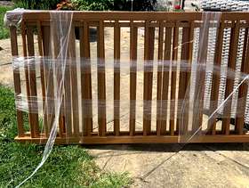 Freecycle Wooden Baby Cot with Mattress