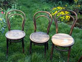 Freecycle Wooden chairs