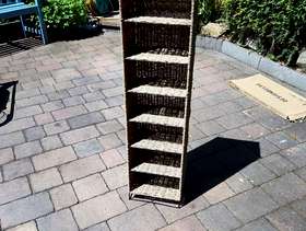 Freecycle Floor standing seagrass CD rack