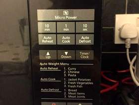 Freecycle Panasonic microwave