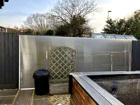 Freecycle 2 X Opaque Perspex Sheeting