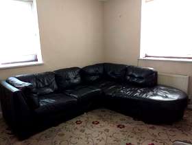 Freecycle Large Leather Settee