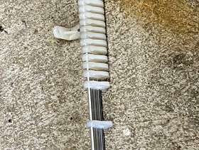 Freecycle Aluminium Curtain pole and fittings