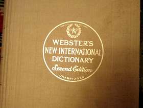 Freecycle Webster's New Unabridged International Dictionary 1957