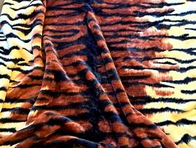 Freecycle Tiger stripe acrylic throw