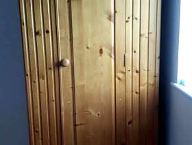 Freecycle Pine wardrobe, single