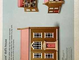 Freecycle Dolls house - wood. John Lewis.
