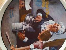 Freecycle Norman Rockwell Knowles China Plate