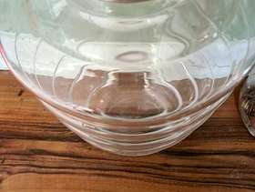 Freecycle Large 35cm tall glass vase
