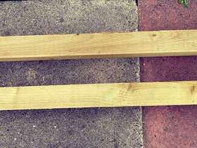 Freecycle Two Small Fence Posts