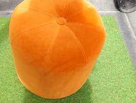 Freecycle Orange foot poof