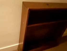 Freecycle Old wooden book case