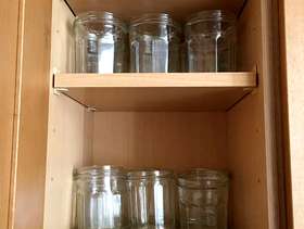 Freecycle Empty jam jars